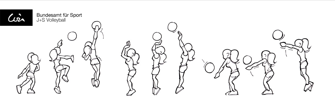 Illustration J+S Volleyball